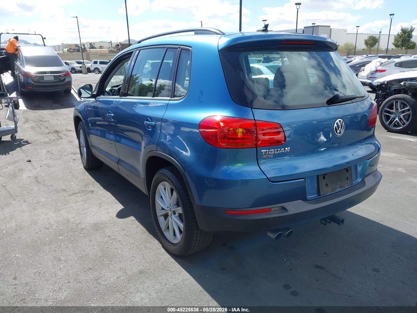 2017 Volkswagen Tiguan VIN WVGAV7AX7HK042591 IAAI salvage auction — FRONT END, Salvage Certificate (California), sold $1,700 on 2026-07-24 (photo 3)