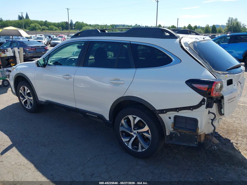 2020 Subaru Outback VIN 4S4BTANC3L3239016 IAAI salvage auction — REAR END, Salvage (Oregon), sold $7,600 on 2026-08-03 (photo 3)