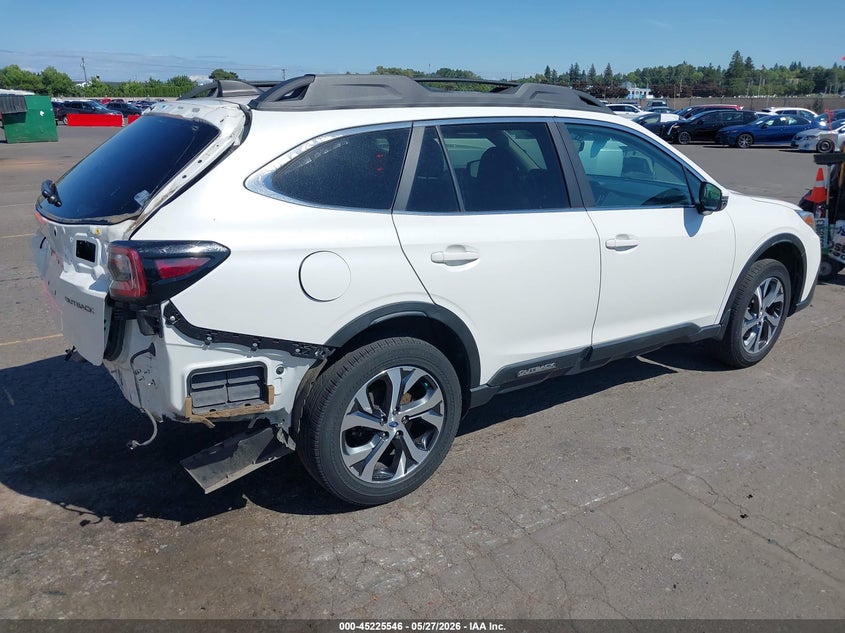 2020 Subaru Outback VIN 4S4BTANC3L3239016 IAAI salvage auction — REAR END, Salvage (Oregon), sold $7,600 on 2026-08-03 (photo 4)