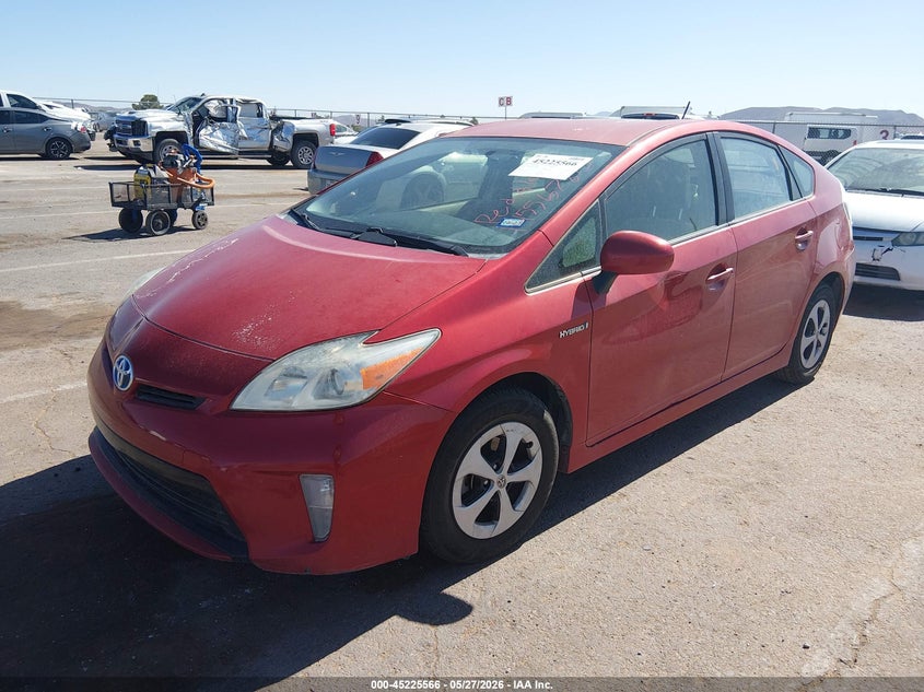 2012 Toyota Prius VIN JTDKN3DU2C1539484 IAAI salvage auction — NORMAL WEAR, Clear (New Mexico), sold $1,300 on 2026-07-15 (photo 2)