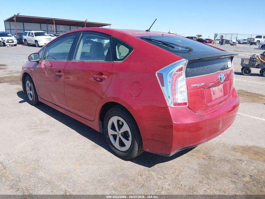 2012 Toyota Prius VIN JTDKN3DU2C1539484 IAAI salvage auction — NORMAL WEAR, Clear (New Mexico), sold $1,300 on 2026-07-15 (photo 3)