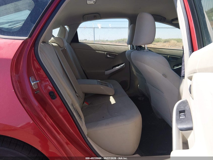 2012 Toyota Prius VIN JTDKN3DU2C1539484 IAAI salvage auction — NORMAL WEAR, Clear (New Mexico), sold $1,300 on 2026-07-15 (photo 8)
