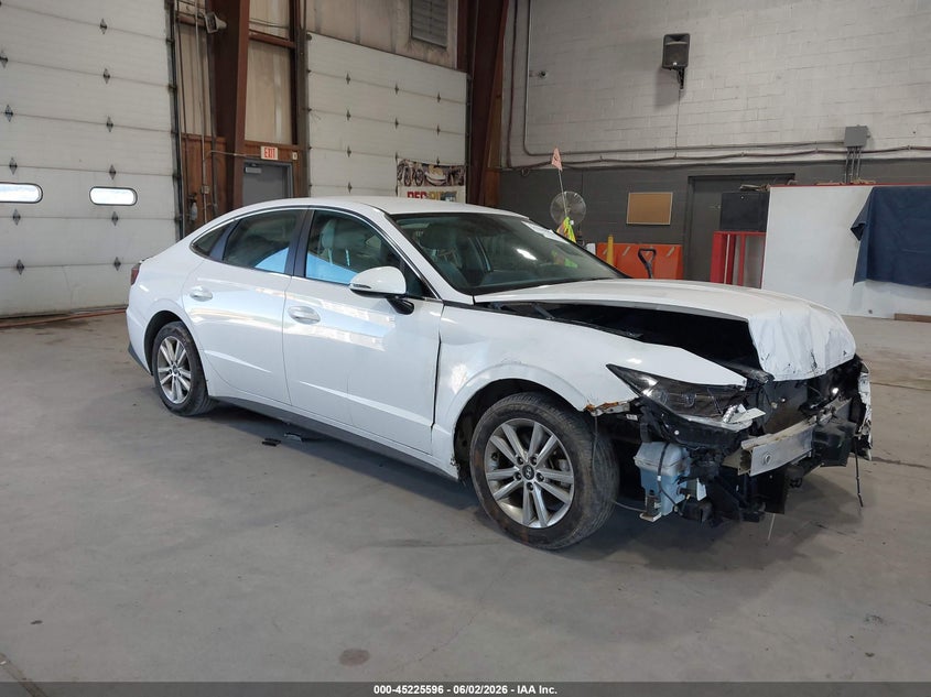 2023 Hyundai Sonata VIN KMHL24JA2PA343155 IAAI salvage auction — FRONT END, Salvage Title, sold $3,900 on 2026-07-08 (photo 1)