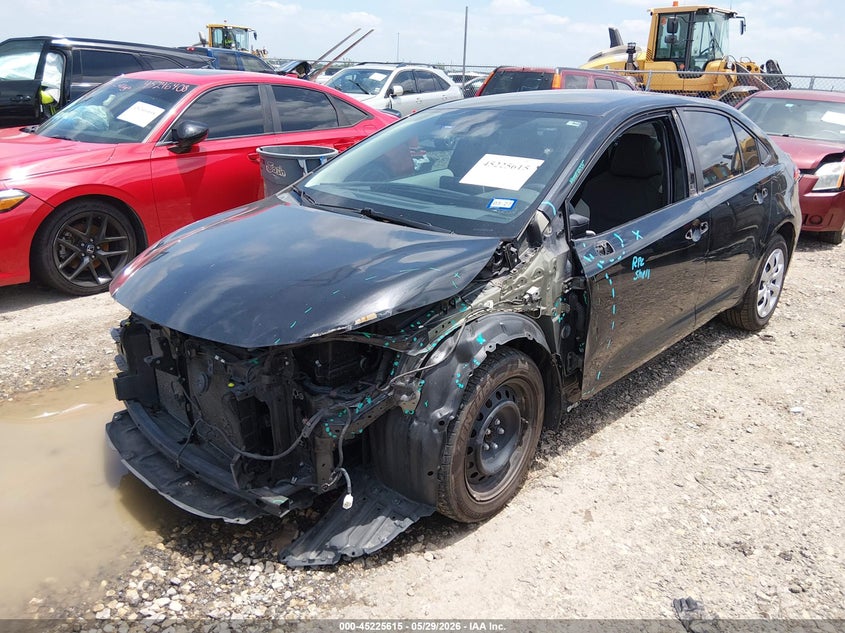 2021 Toyota Corolla VIN 5YFEPMAE8MP202759 IAAI salvage auction — FRONT END, Original (Texas), sold $5,500 on 2026-07-07 (photo 2)