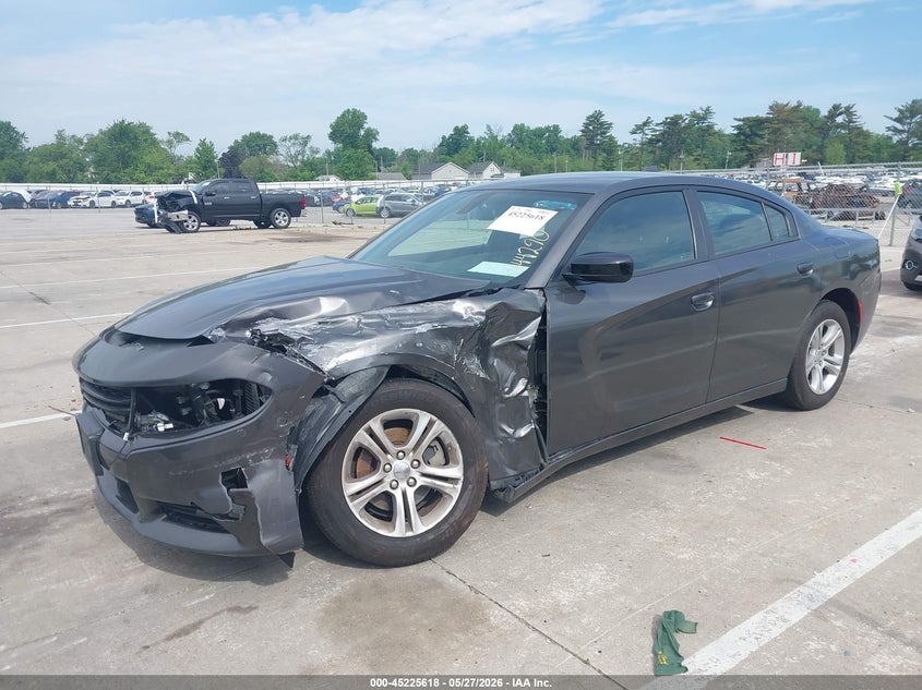 2023 Dodge Charger VIN 2C3CDXBG5PH518751 IAAI salvage auction — FRONT END, Salvage (Indiana), sold $3,575 on 2026-08-16 (photo 2)