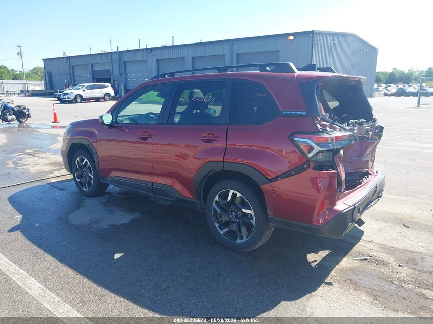 2025 Subaru Forester VIN JF2SLDRC5SH460586 IAAI salvage auction — REAR END, Salvage Title, sold $7,300 on 2026-07-24 (photo 3)