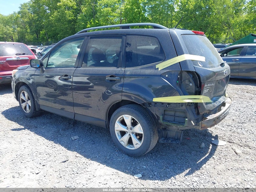 2014 Subaru Forester VIN JF2SJAGC0EH421061 IAAI salvage auction — REAR END, Mv-907A (New York), sold $25 on 2026-07-28 (photo 3)