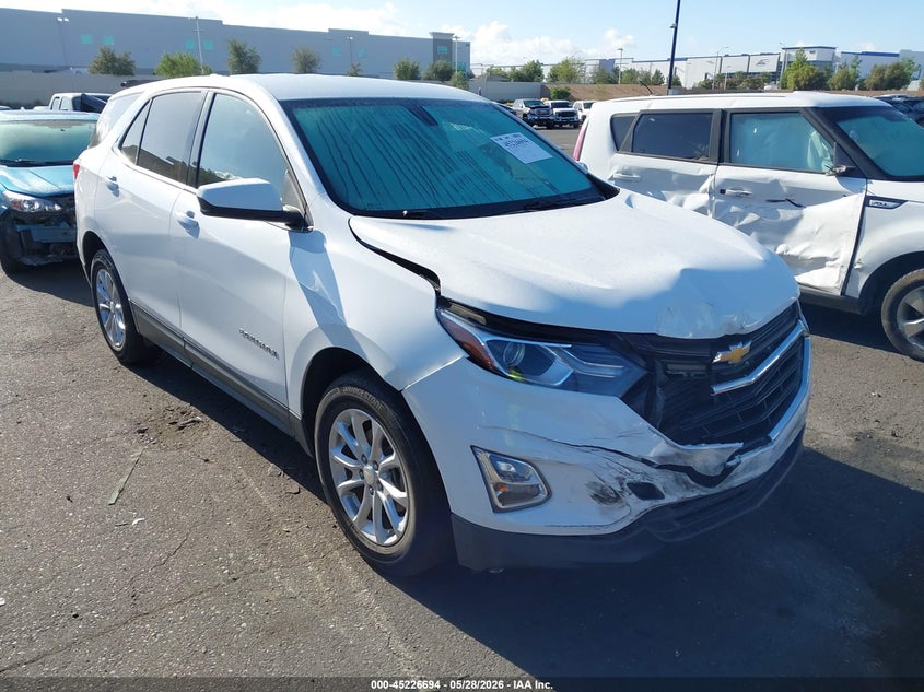 2018 Chevrolet Equinox VIN 3GNAXJEV5JS575884 IAAI salvage auction — FRONT END, Salvage Title, sold $2,300 on 2026-08-30 (photo 1)