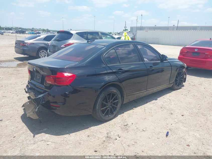 2016 BMW 3er VIN WBA8E5G52GNT93769 IAAI salvage auction — FRONT & REAR, Original (Texas), sold $1,000 on 2026-07-16 (photo 4)