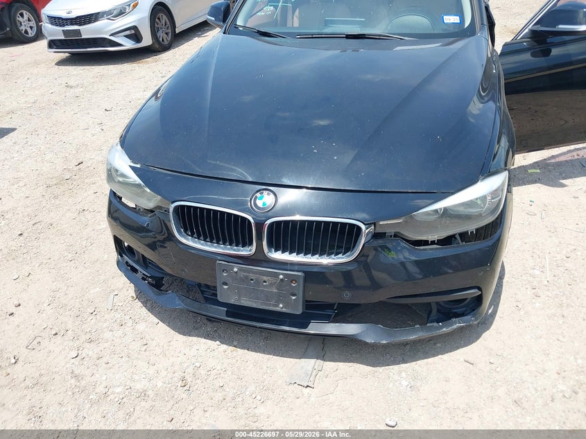 2016 BMW 3er VIN WBA8E5G52GNT93769 IAAI salvage auction — FRONT & REAR, Original (Texas), sold $1,000 on 2026-07-16 (photo 6)