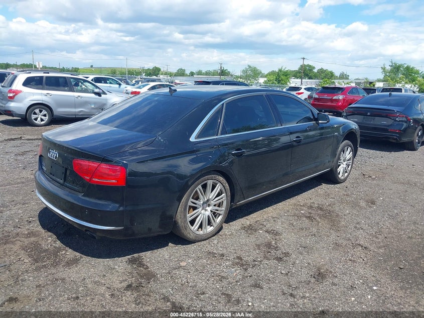 2014 Audi A8 VIN WAURGAFD3EN002142 IAAI salvage auction — FRONT END, Salvage (New Jersey), sold $1,450 on 2026-08-21 (photo 4)