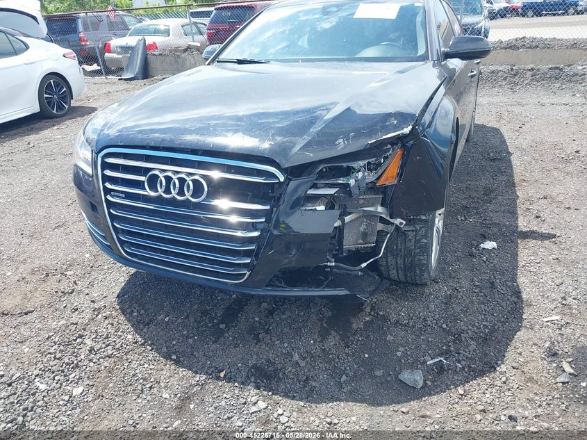 2014 Audi A8 VIN WAURGAFD3EN002142 IAAI salvage auction — FRONT END, Salvage (New Jersey), sold $1,450 on 2026-08-21 (photo 6)