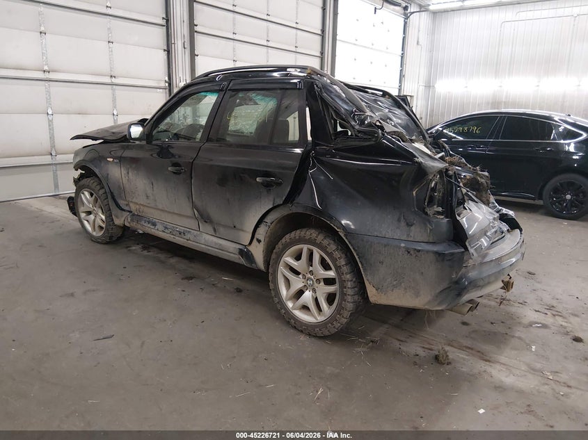 2006 BMW X3 VIN WBXPA93486WG80871 IAAI salvage auction — ROLLOVER, Parts Only Bos (Minnesota), sold $350 on 2026-07-14 (photo 3)