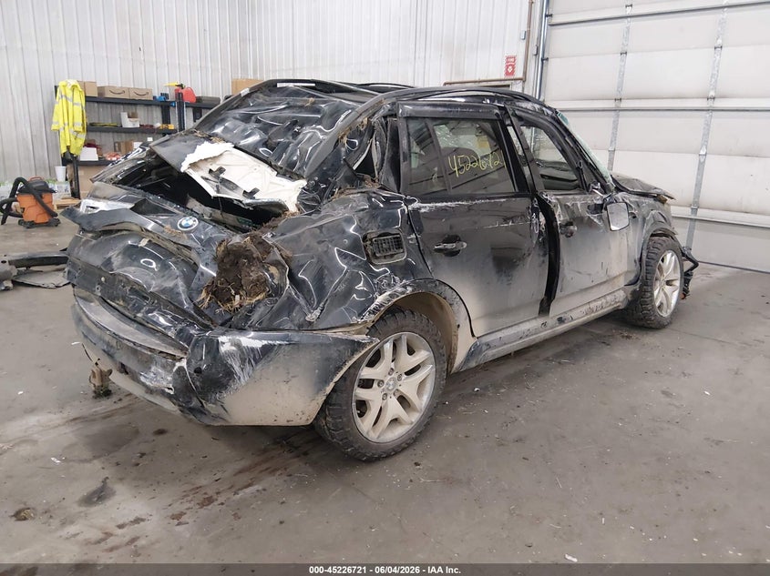 2006 BMW X3 VIN WBXPA93486WG80871 IAAI salvage auction — ROLLOVER, Parts Only Bos (Minnesota), sold $350 on 2026-07-14 (photo 4)
