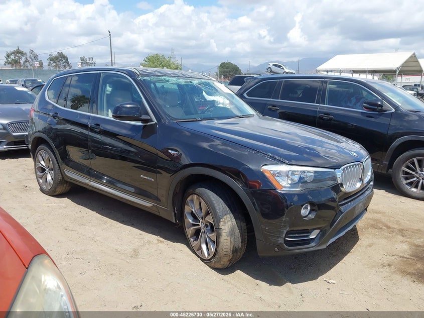 2017 BMW X3 VIN 5UXWZ7C30H0V87602 IAAI salvage auction — ROLLOVER, Salvage (California), sold $1,500 on 2026-08-02 (photo 1)