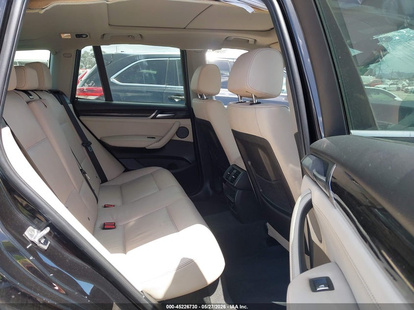 2017 BMW X3 VIN 5UXWZ7C30H0V87602 IAAI salvage auction — ROLLOVER, Salvage (California), sold $1,500 on 2026-08-02 (photo 8)
