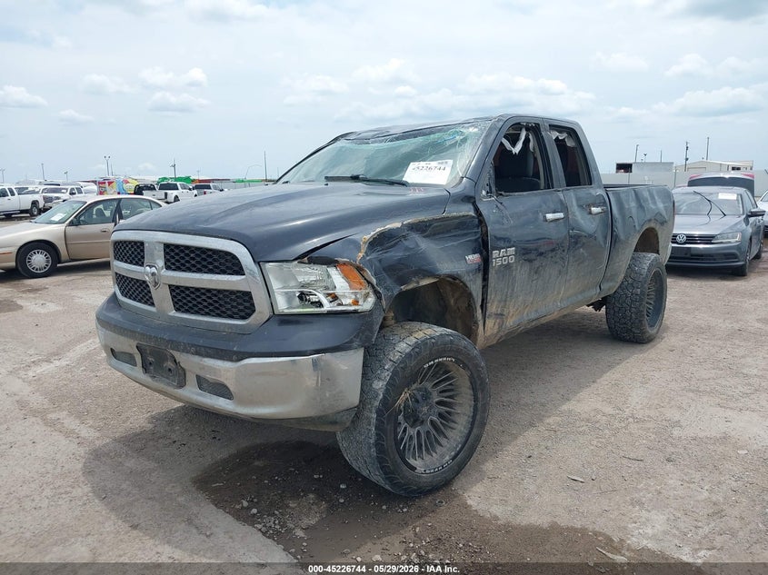 2017 Ram 1500 VIN 1C6RR7GT2HS521217 IAAI salvage auction — ROLLOVER, Salvage Title, sold $1,500 on 2026-07-22 (photo 2)