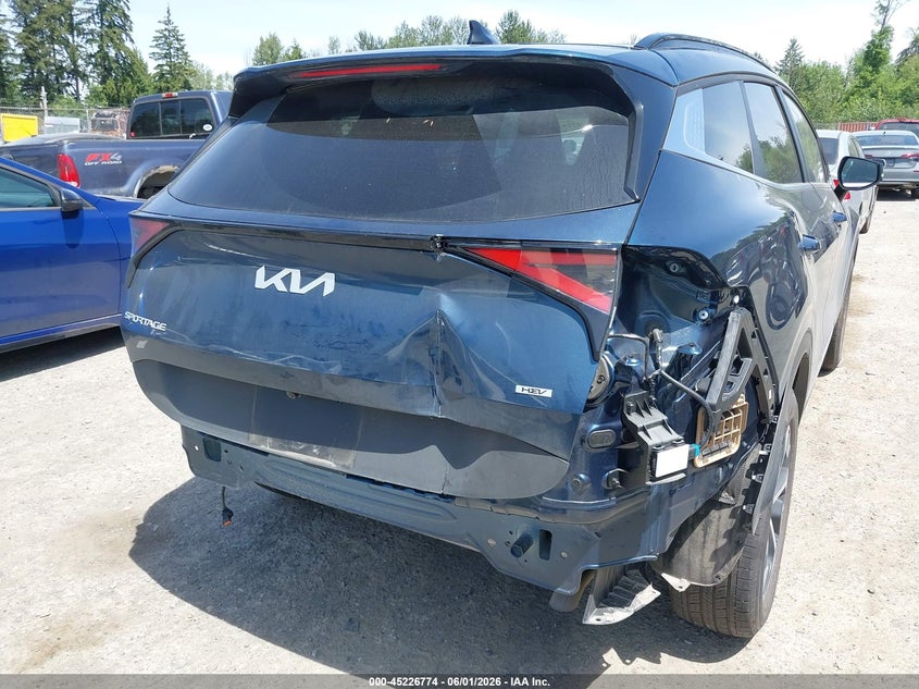 2025 Kia Sportage VIN KNDPVCDG3S7244423 IAAI salvage auction — REAR END, Salvage Title, sold $9,900 on 2026-07-29 (photo 6)