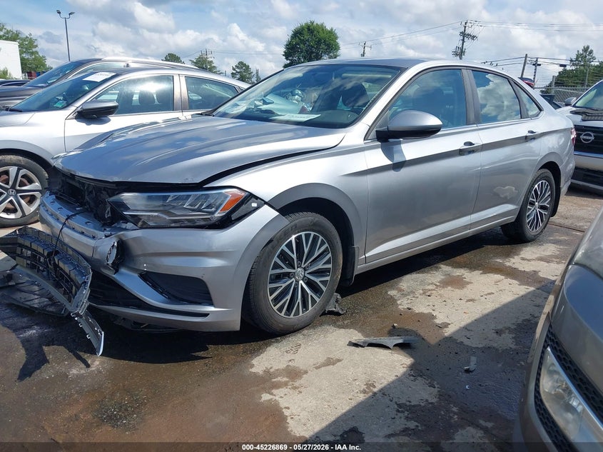 2021 Volkswagen Jetta VIN 3VWC57BU1MM064488 IAAI salvage auction — FRONT END, Salvage (North Carolina), sold $3,150 on 2026-07-09 (photo 2)