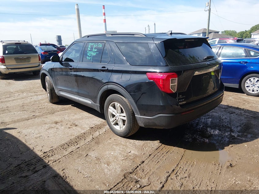 2023 Ford Explorer VIN 1FMSK7DH6PGA63628 IAAI salvage auction — SIDE, Salvage (Indiana), sold $6,650 on 2026-07-24 (photo 3)