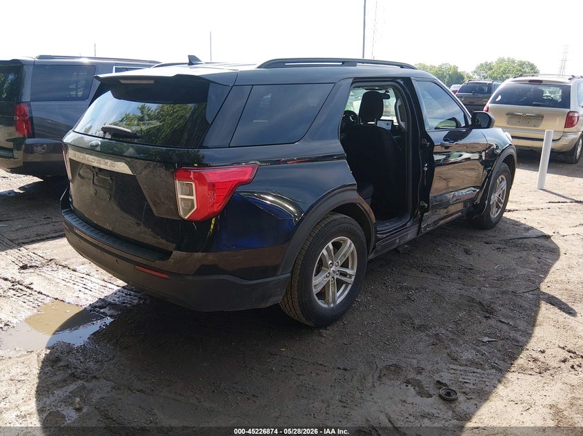 2023 Ford Explorer VIN 1FMSK7DH6PGA63628 IAAI salvage auction — SIDE, Salvage (Indiana), sold $6,650 on 2026-07-24 (photo 4)