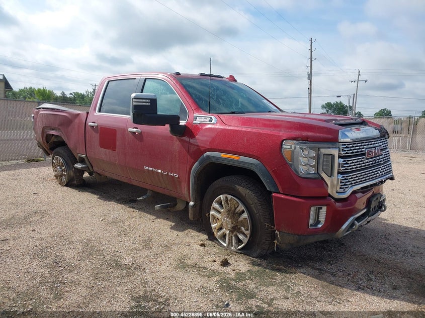 2020 Gmc SIERRA VIN 1GT49WEY2LF126810 IAAI salvage auction — ROLLOVER, Salvage Title, sold $25 on 2026-07-31 (photo 1)