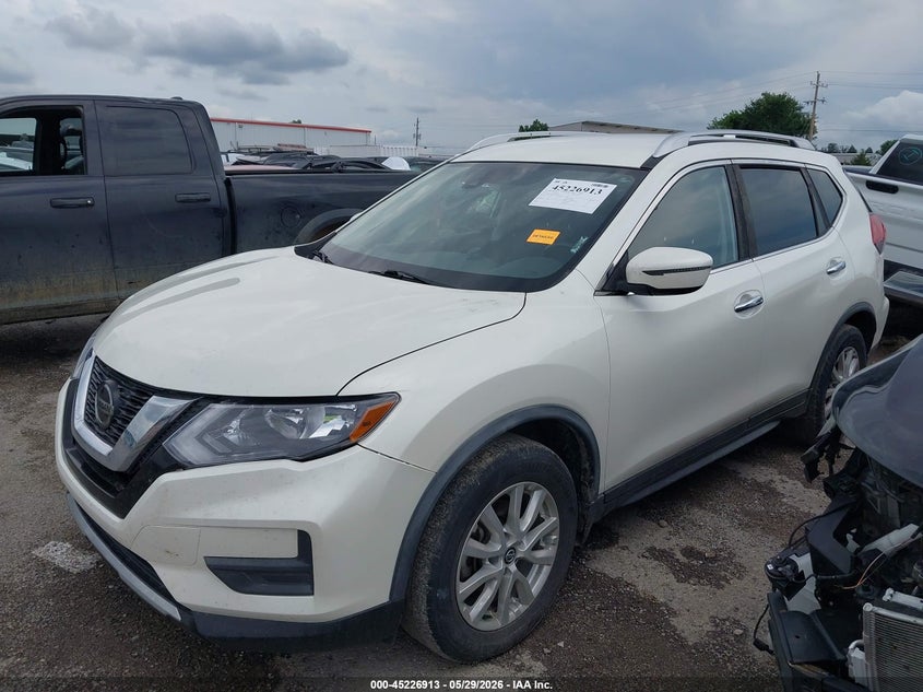 2019 Nissan Rogue VIN JN8AT2MT0KW263931 IAAI salvage auction — HAIL, Clear (Oklahoma), sold $3,625 on 2026-07-14 (photo 2)