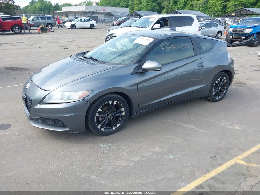 2015 Honda Cr-z VIN JHMZF1D49FS002950 IAAI salvage auction — LEFT REAR, Clear (New Jersey), sold $375 on 2026-07-29 (photo 2)