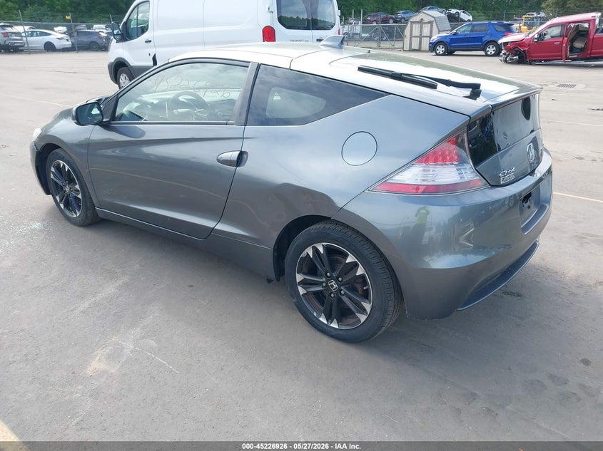 2015 Honda Cr-z VIN JHMZF1D49FS002950 IAAI salvage auction — LEFT REAR, Clear (New Jersey), sold $375 on 2026-07-29 (photo 3)
