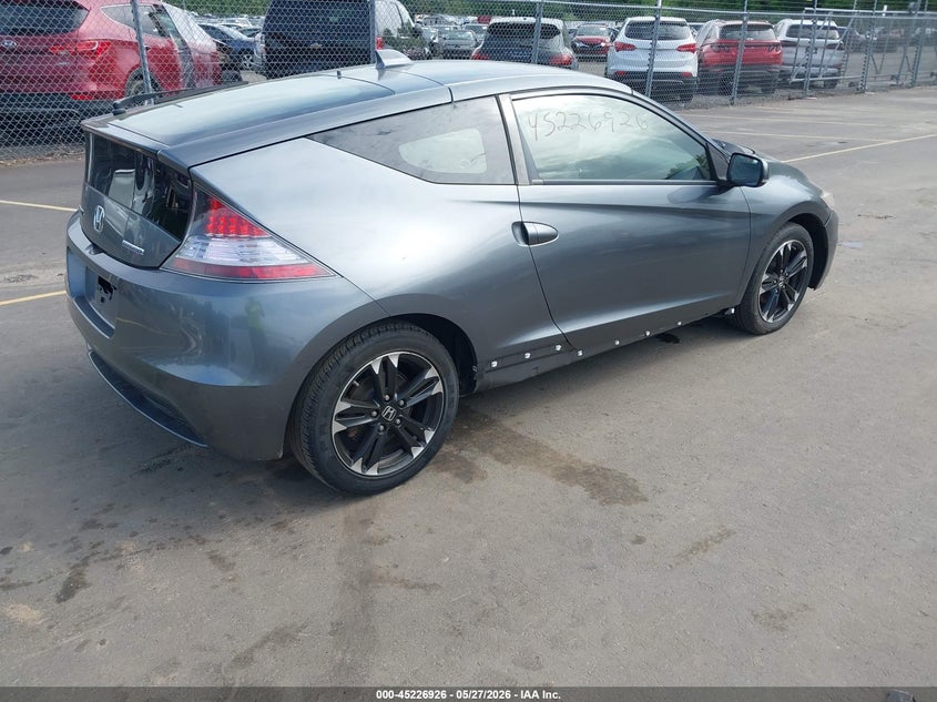 2015 Honda Cr-z VIN JHMZF1D49FS002950 IAAI salvage auction — LEFT REAR, Clear (New Jersey), sold $375 on 2026-07-29 (photo 4)