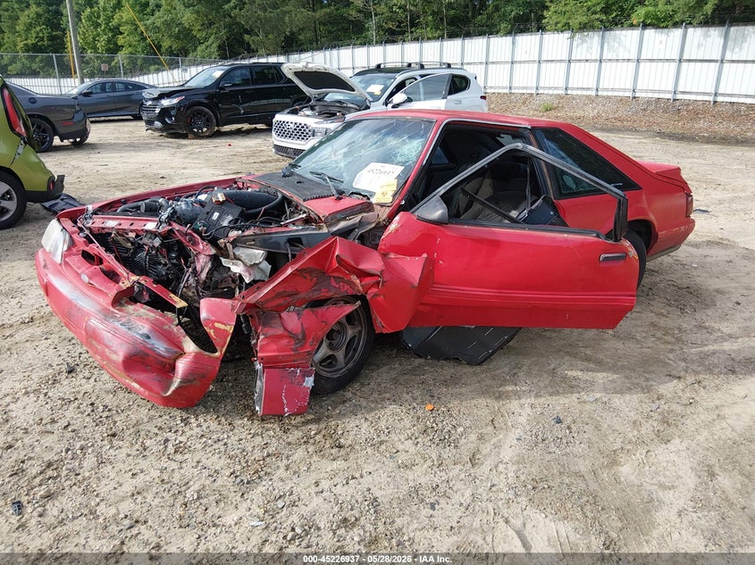 1990 Ford Mustang VIN 1FACP41E2LF137491 IAAI salvage auction — FRONT END, Salvage (Georgia), sold $800 on 2026-07-09 (photo 2)