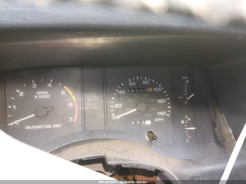 1990 Ford Mustang VIN 1FACP41E2LF137491 IAAI salvage auction — FRONT END, Salvage (Georgia), sold $800 on 2026-07-09 (photo 7)