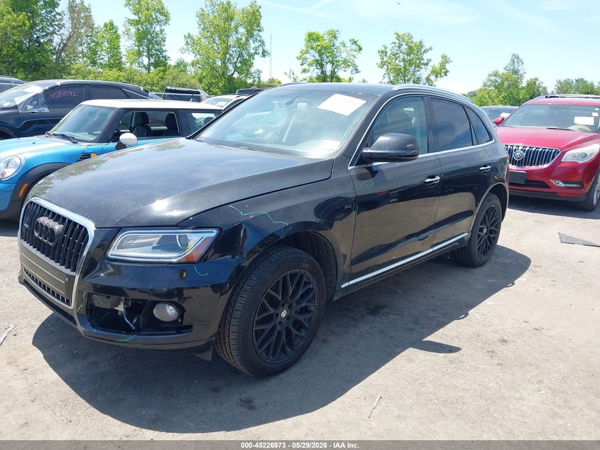 2016 Audi Q5 VIN WA1L2AFP6GA067301 IAAI salvage auction — LEFT FRONT, Salvage Title, sold $625 on 2026-07-28 (photo 2)