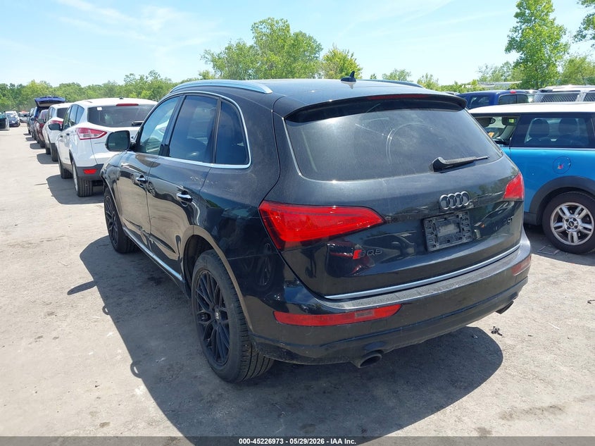 2016 Audi Q5 VIN WA1L2AFP6GA067301 IAAI salvage auction — LEFT FRONT, Salvage Title, sold $625 on 2026-07-28 (photo 3)