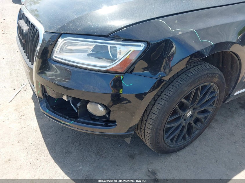 2016 Audi Q5 VIN WA1L2AFP6GA067301 IAAI salvage auction — LEFT FRONT, Salvage Title, sold $625 on 2026-07-28 (photo 6)