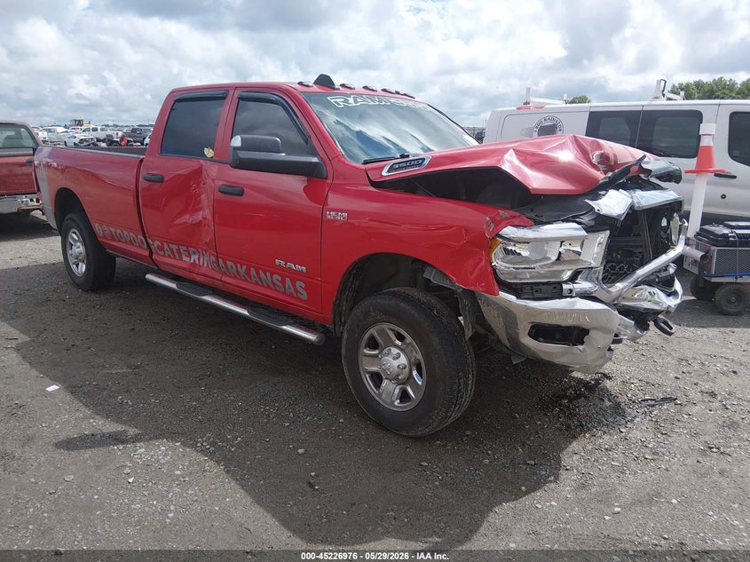 2019 Ram 3500 VIN 3C63R3GJ4KG709443 IAAI salvage auction — FRONT END, Salvage (Arkansas), sold $5,100 on 2026-07-22 (photo 1)