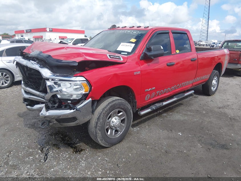 2019 Ram 3500 VIN 3C63R3GJ4KG709443 IAAI salvage auction — FRONT END, Salvage (Arkansas), sold $5,100 on 2026-07-22 (photo 2)