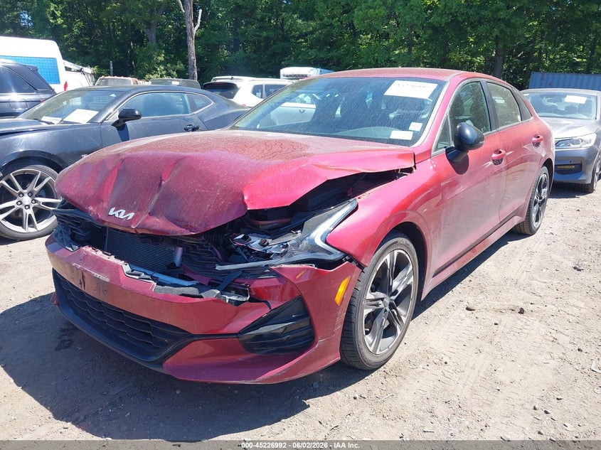 2022 Kia K5 VIN 5XXG64J23NG138349 IAAI salvage auction — FRONT END, Salvage Title, sold $525 on 2026-07-28 (photo 2)