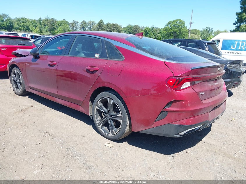 2022 Kia K5 VIN 5XXG64J23NG138349 IAAI salvage auction — FRONT END, Salvage Title, sold $525 on 2026-07-28 (photo 3)