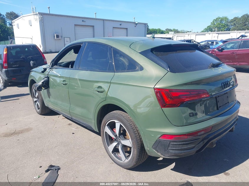 2024 Audi Q5 sportback VIN WA15AAFYXR2019172 IAAI salvage auction — LEFT SIDE, Mv-907A (New York), sold $20,800 on 2026-07-24 (photo 3)