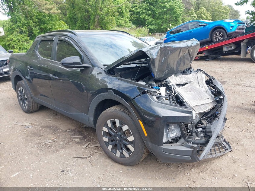 2025 Hyundai Santa cruz VIN 5NTJBDDE4SH133394 IAAI salvage auction — FRONT END, Salvage Title, sold $525 on 2026-07-28 (photo 1)