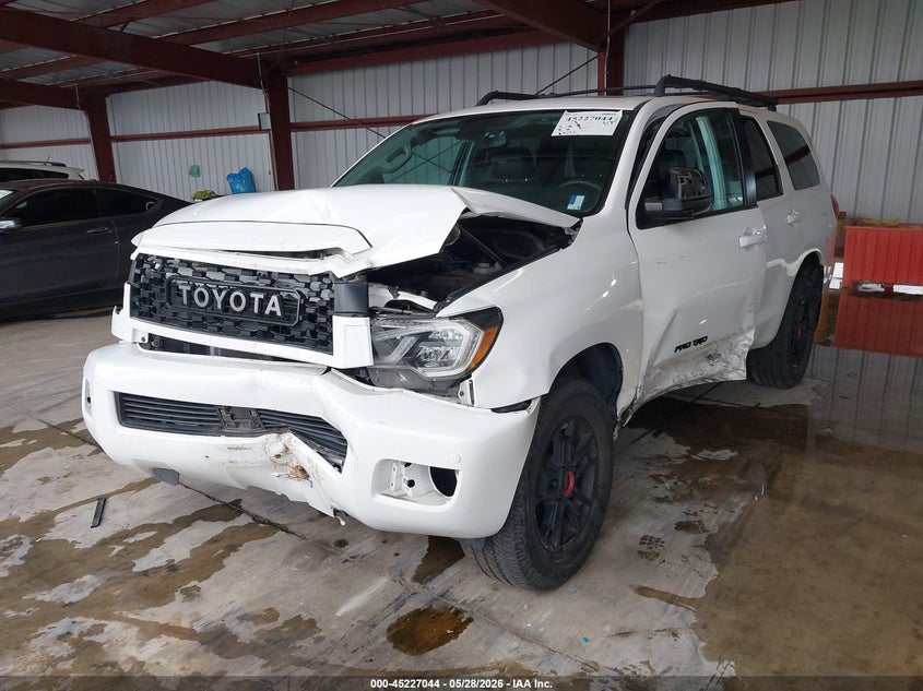 2021 Toyota Sequoia VIN 5TDEY5B12MS186161 IAAI salvage auction — FRONT END, Salvage (California), sold $17,350 on 2026-07-07 (photo 2)