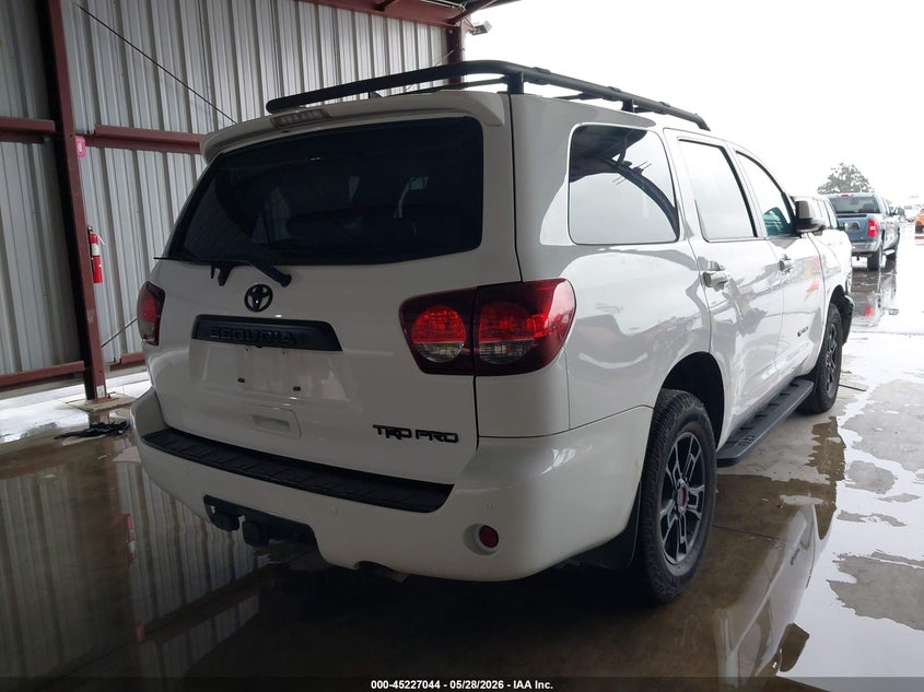 2021 Toyota Sequoia VIN 5TDEY5B12MS186161 IAAI salvage auction — FRONT END, Salvage (California), sold $17,350 on 2026-07-07 (photo 4)