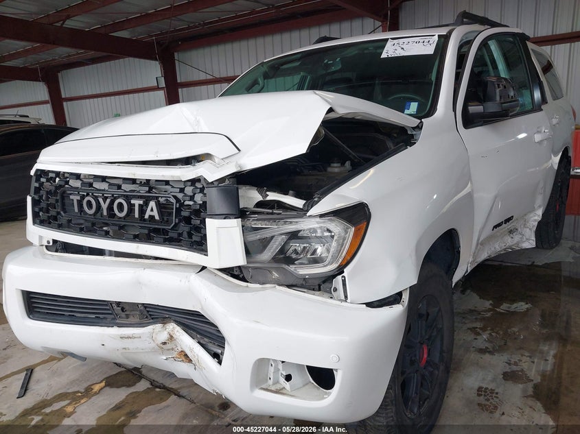 2021 Toyota Sequoia VIN 5TDEY5B12MS186161 IAAI salvage auction — FRONT END, Salvage (California), sold $17,350 on 2026-07-07 (photo 6)