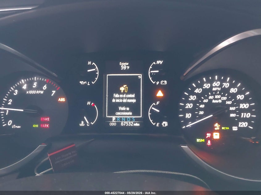 2021 Toyota Sequoia VIN 5TDEY5B12MS186161 IAAI salvage auction — FRONT END, Salvage (California), sold $17,350 on 2026-07-07 (photo 7)