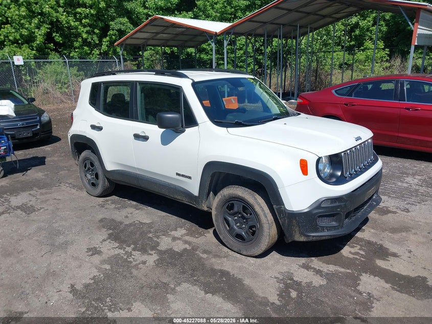 2018 Jeep Renegade VIN ZACCJBAB8JPJ50548 IAAI salvage auction — REAR END, Salvage - Greater Than 75% (Maryland), sold $1,700 on 2026-07-28 (photo 1)