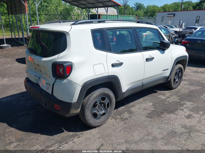 2018 Jeep Renegade VIN ZACCJBAB8JPJ50548 IAAI salvage auction — REAR END, Salvage - Greater Than 75% (Maryland), sold $1,700 on 2026-07-28 (photo 4)