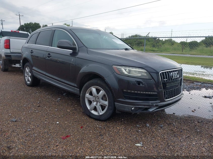 2010 Audi Q7 VIN WA1LYAFE8AD006129 IAAI salvage auction — RIGHT REAR, Original (Texas), sold $475 on 2026-07-07 (photo 1)