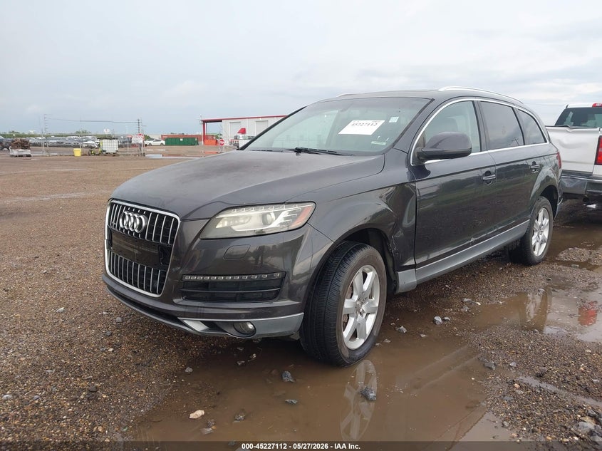 2010 Audi Q7 VIN WA1LYAFE8AD006129 IAAI salvage auction — RIGHT REAR, Original (Texas), sold $475 on 2026-07-07 (photo 2)