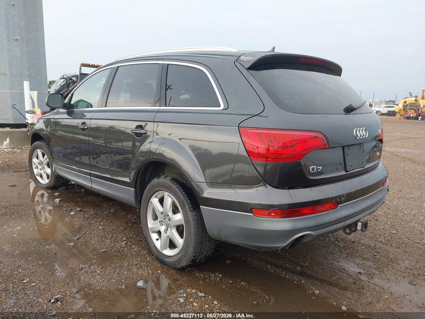 2010 Audi Q7 VIN WA1LYAFE8AD006129 IAAI salvage auction — RIGHT REAR, Original (Texas), sold $475 on 2026-07-07 (photo 3)